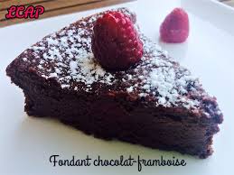 Fondant chocolat framboises