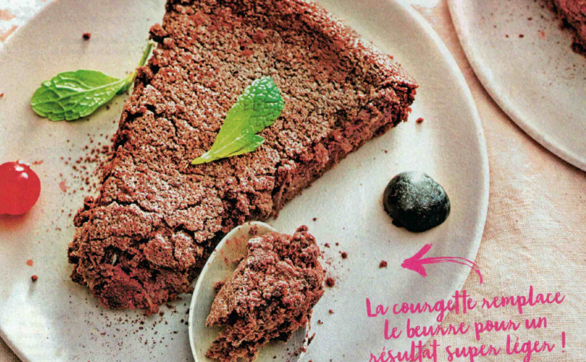 Gâteau moelleux chocolat et zucchine