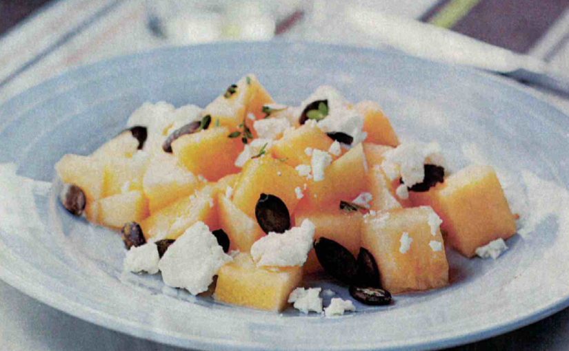 Salade de melon et féta