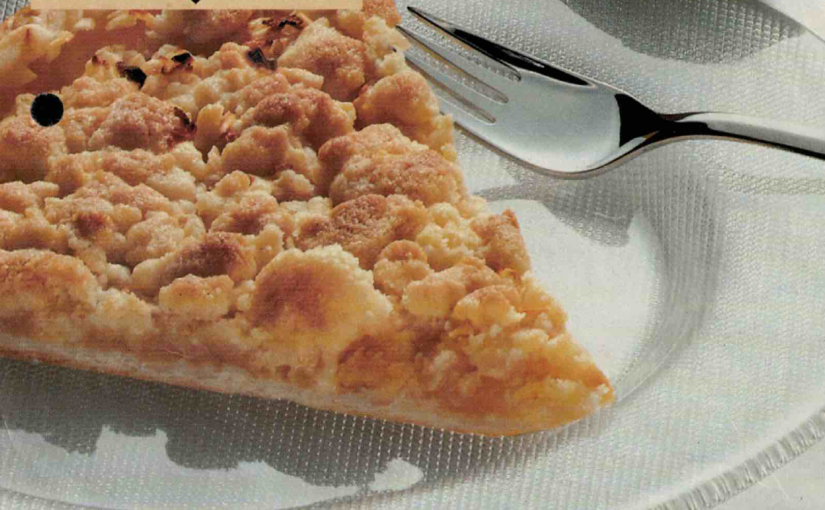 Tarte (gâteau) aux pommes au streusel