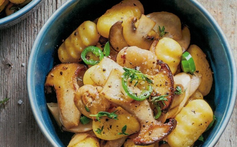 Gnocchis à la courge et champignons