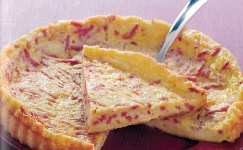 Quiche lorraine sans pâte