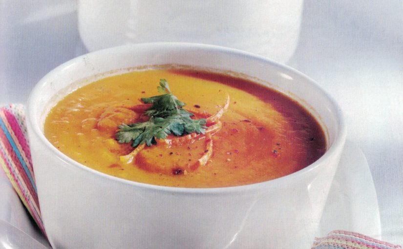 Velouté de carottes au curry