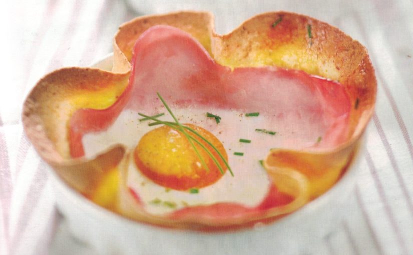 Pizzettes oeuf, jambon