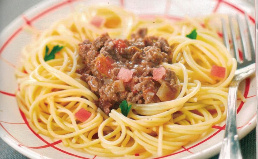 Spaghettis à la bolognaise